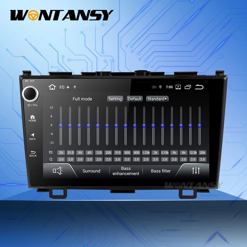 Автомобильный dvd gps плеер для Honda CRV CR-V с автомобильным радио gps навигацией интеллектуальная система мультимедийный плеер android 9,0 PX6