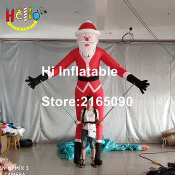 

3.5m high inflatable Christmas Santa Claus puppet costume inflatable for adults