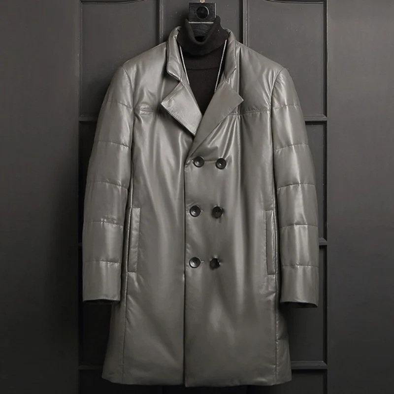 Рисунок 2 - Пуховик мужской из натуральной кожи