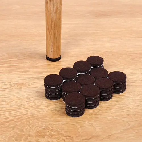 Felt Chair Leg Pads Floor Protectors Table Furniture Leg Feet Cover Caps Round 5mm Thick Anti Scratch Furniture Felt Pads - Image 2