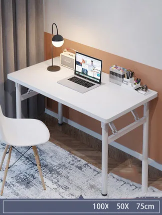 Foldable Desks Computer Desk Home Folding Tables Study Table Office Desk Laptop Table Desk For Bedroom Escritorio Компьютер only table