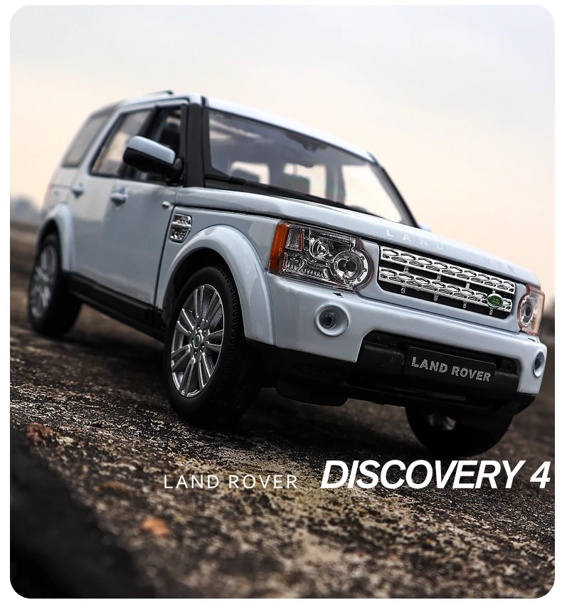 Welly 1:24 Land Rover Discovery Черный Автомобильный брелок для автомобильных ключей, имитационная модель автомобиля украшение для дома подарок игрушка для литья под давлением модели футболки для мальчиков