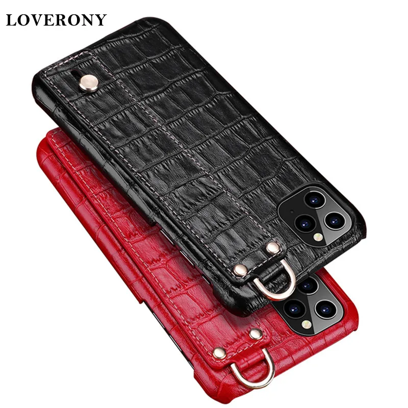 

LOVERONY Business Real Leather Case For Apple iPhone X XR XS MAX Protective Cover For iPhone 11 PRO MAX Plain Anti-knock Capa