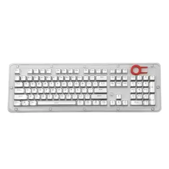 

104 Keys PBT Metal Coating Painted Backlit Shot Keycaps for Mechanical Keyboard