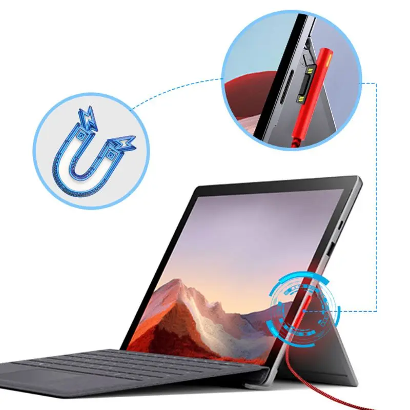 

Type-C Power Charger Pd Fast Charging Cable For Microsoft- Surface Pro 3 4 5 6 7