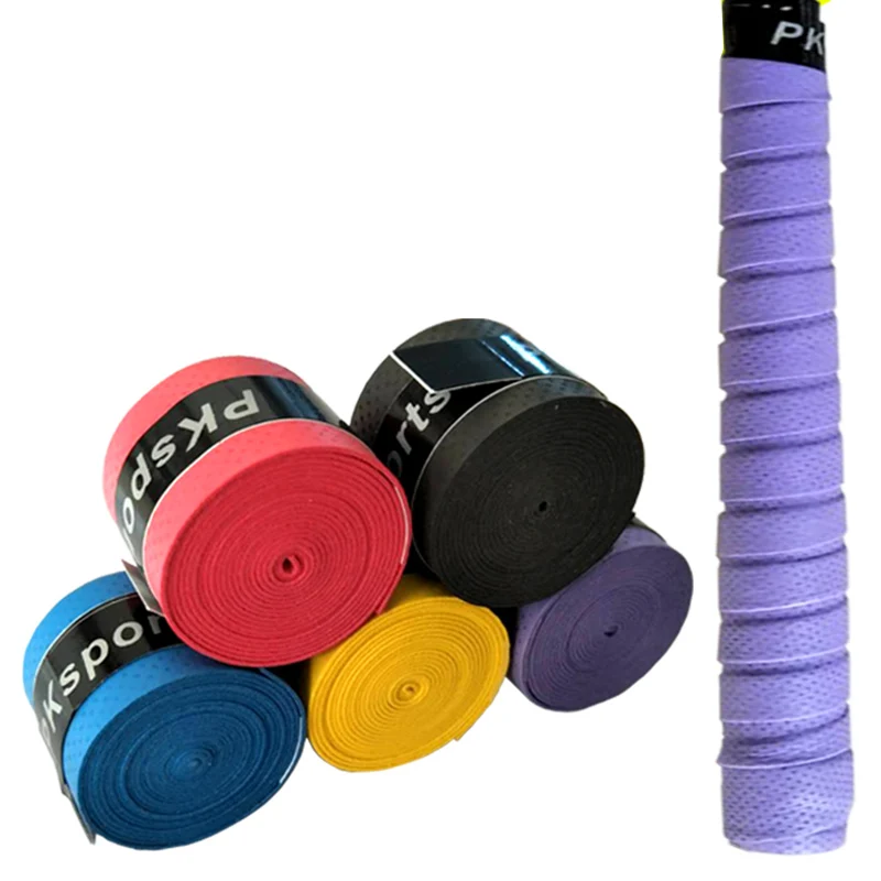 

5pcs/lot Anti-slip Fishing Rods Over Grip Sweat band Griffband Tennis Overgrips Tape Badminton Racket Grips Sweatband 110cm A439