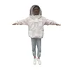 Beekeeping suit Bee clothes Beekeeping coat special Beekeeping tools thickening Three layer ne twork Breathable half body suit 4