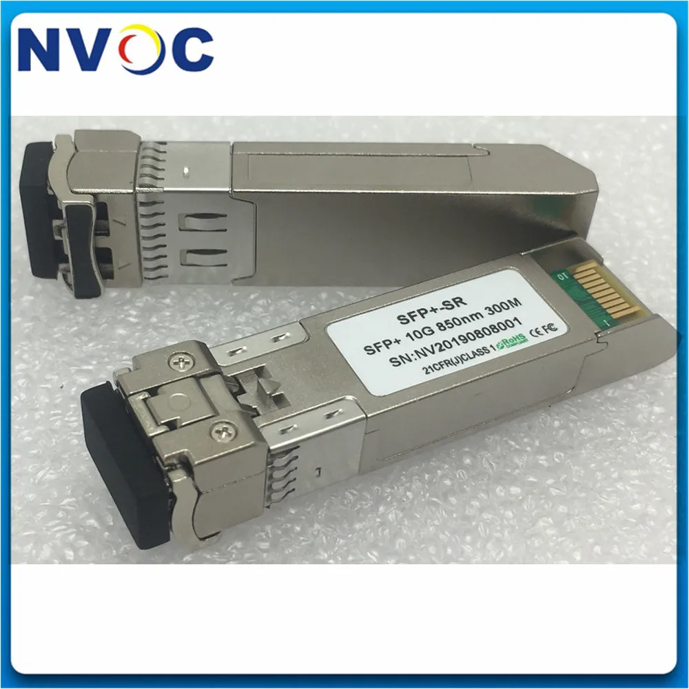 6 шт./лот 10 Гб 300 м SFP SR для 10G 10GBASE Волоконно Оптический + модуль приемопередатчика MMF
