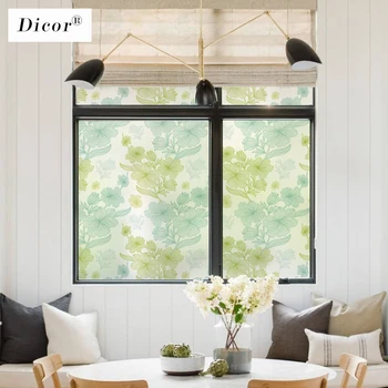 

Window Stickers Glass Stickers Bathroom Glass Door Film Window Flowers Stained Opaque Films for Home Decor Wedding Decoration