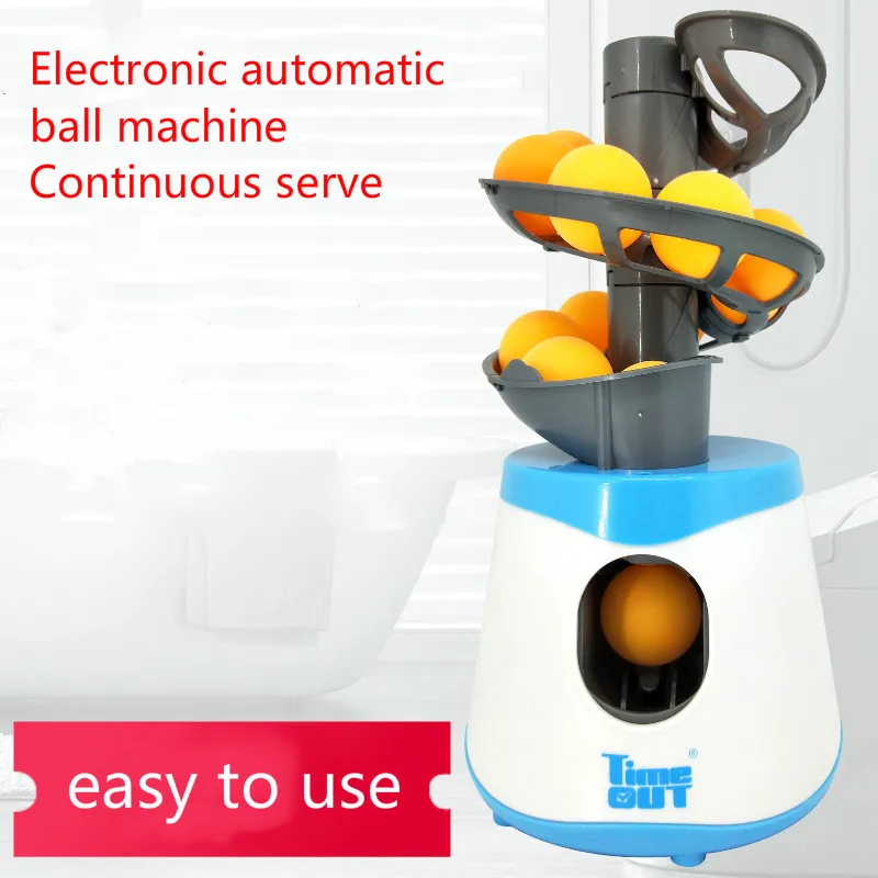  Portable Table Tennis Trainer Automatic Ball Machine Desktop Game Set Toy Children's Entertainment 