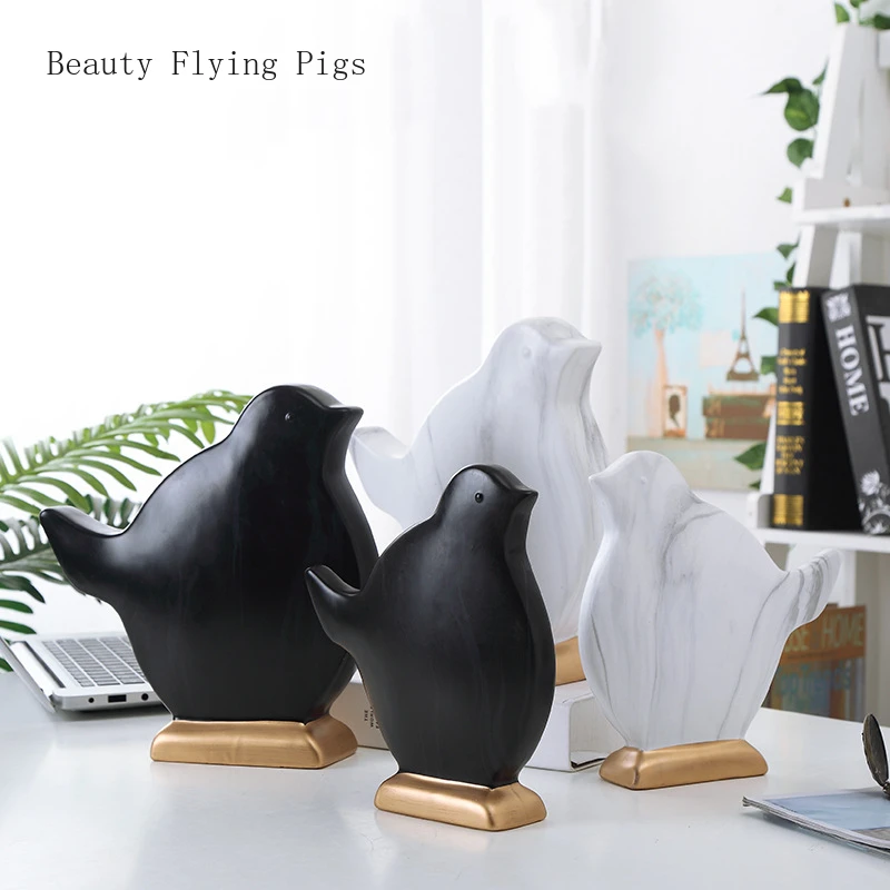 

Marble Ceramic Bird Statue Animal Bird Statue Porcelain Statue Home Decoration Bar Cafe Office Wedding Decoration Crafts Gift