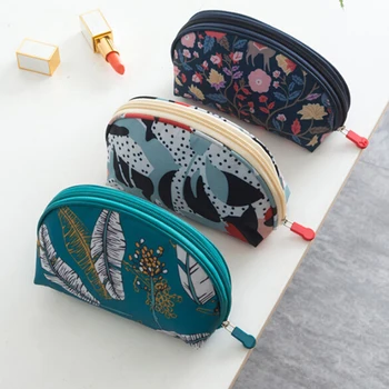 

1pc Spring Flower Night Makeup Cosmetic Bag Beauty Case Portable Organizer Bag Kits Storage Travel Bag For Wash Pouch Waterproof