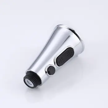 

Kitchen sink faucet puller head accessories horn-shaped button switch can pause the water-saving shower head