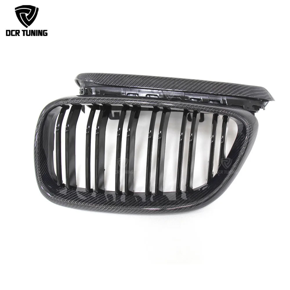 Для BMW 2 серии F22 F23 F87 M2 2014 2015 2016 on Dual Slats передняя решетка из углеродного волокна с
