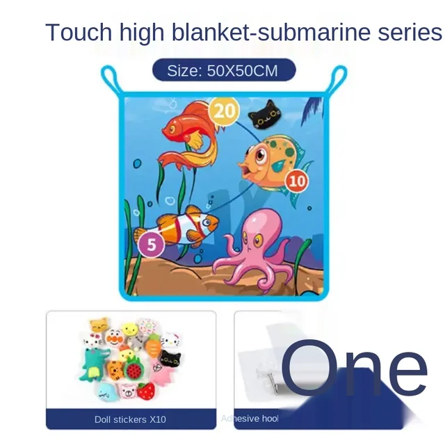 Bounce Trainer Promote Growth Sports Touch High Carpet Games Height Ruler Indoor Outdoor Sticky ball Target Toys for Children 01 Ocean