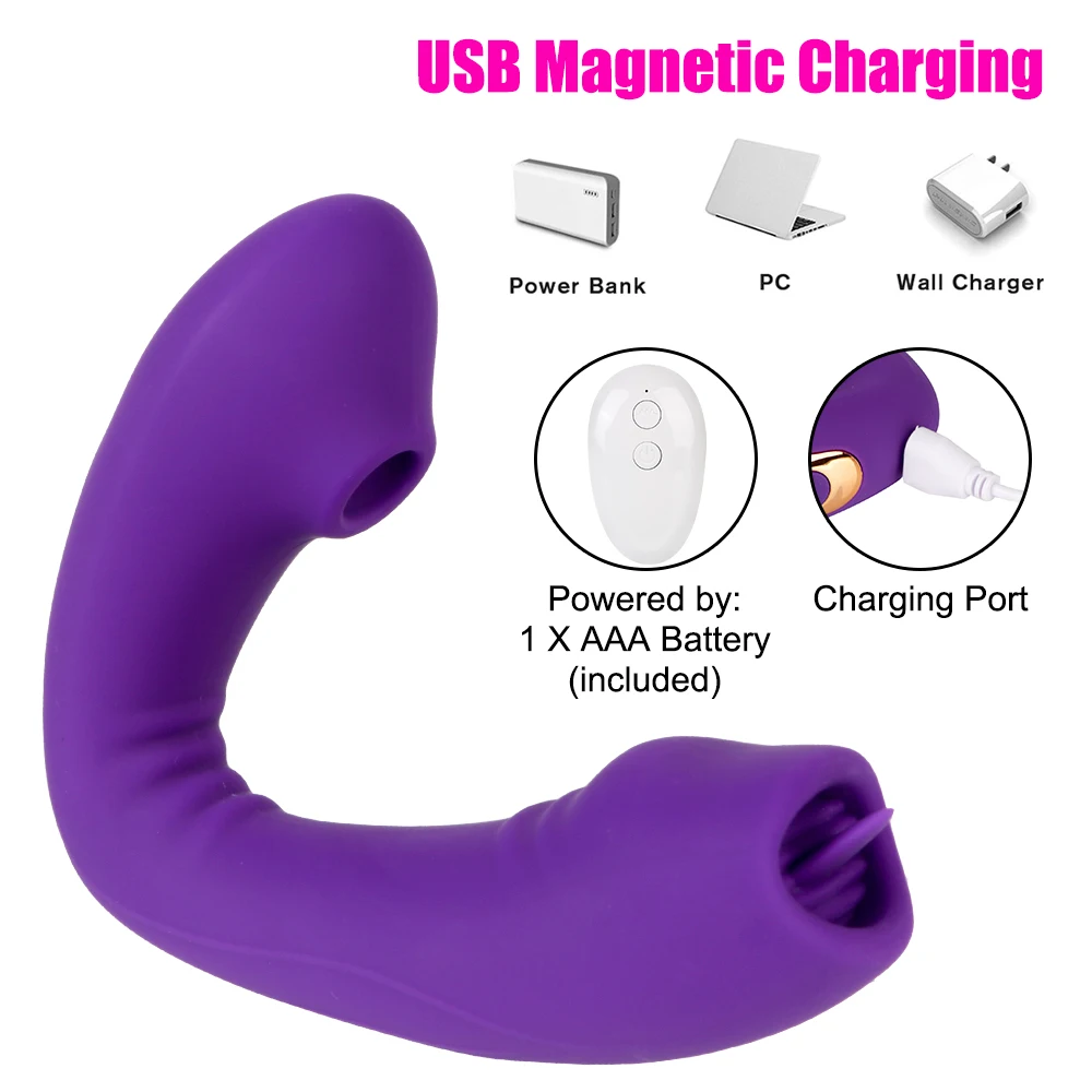 Vibrating Sucker Tongue Clitoris Stimulator 10 Speeds Oral Sex Suction  Sucking Vibrator Erotic Sex_voghion.com