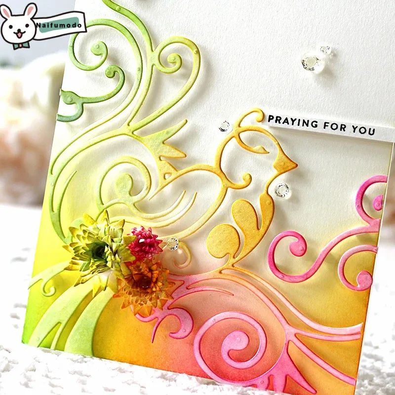 

Naifumodo Cutting Dies Metal Dies Animal Background Die Scrapbooking Album Card Making Embossing Stencil Decor Diecuts