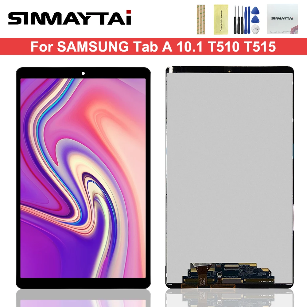Pantalla LCD T510 para Samsung Galaxy Tab A, 10,1, 2019, T510, montaje