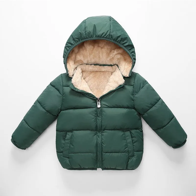 

Baby Girls Coat 2019 Autumn Winter Jackets For Boys Windbreaker Kids Warm Wool Outerwear Coats For Girls Clothes Children Jacket