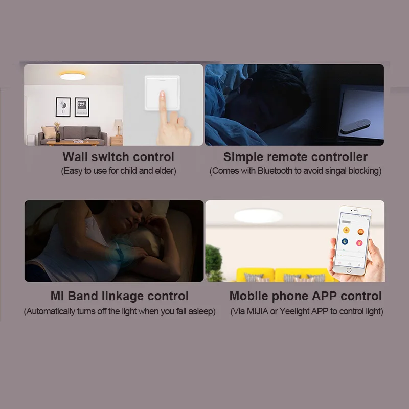  Yeelight JIAOYUE 650 LED Smart Ceiling Light WiFi/ Bluetooth/ APP Control With RGB Ambient Lamp 50W - 4000155620377