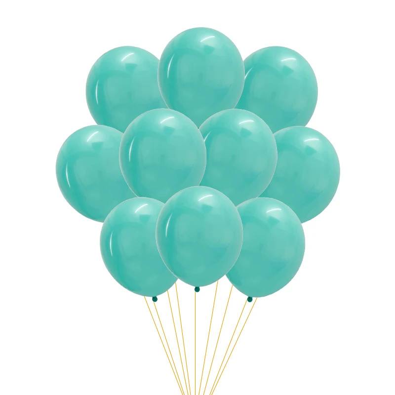 10 шт. 12 ''шары на день рождения пастельные воздушные шары для свадьбы вечеринки украшения Тиффани латексные Макарон балон детские игрушки товары на день рождения - Цвет: tiffany blue