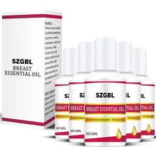 5 шт., эфирное масло для увеличения груди, для роста груди, для укрепления груди, массажное масло, товары для красоты, для женщин, для увеличения груди