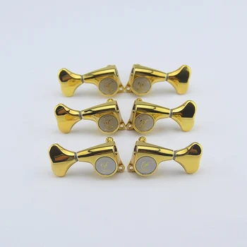 

1 Set Super Quality Gear Ratio 1:21 Guitar Machine Heads Tuners Gold ( #0726 ) MADE IN KOREA
