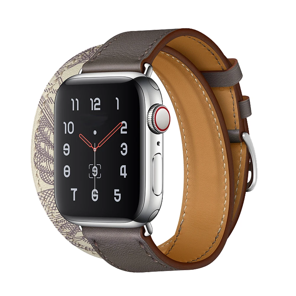 Ремешок из натуральной кожи для apple watch 4, 5, ремешок 44 мм, iwatch, ремешок 42 мм, 40 мм, correa, apple watch, 38 мм, браслет, наручный ремешок для часов 3, 2