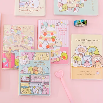 

1 pcs Kawaii Corner bio-perpetual calendar Notebook Book Exercise Composition Binding Note Notepad Gift Stationery