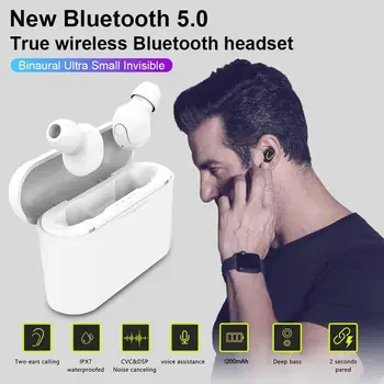 

TWISTER.CK M2T-SJ TWS Bluetooth 5.0 Wireless Earphones Stereo Sports Headset Mini In-ear Wireless Earbuds Bluetooth Headset