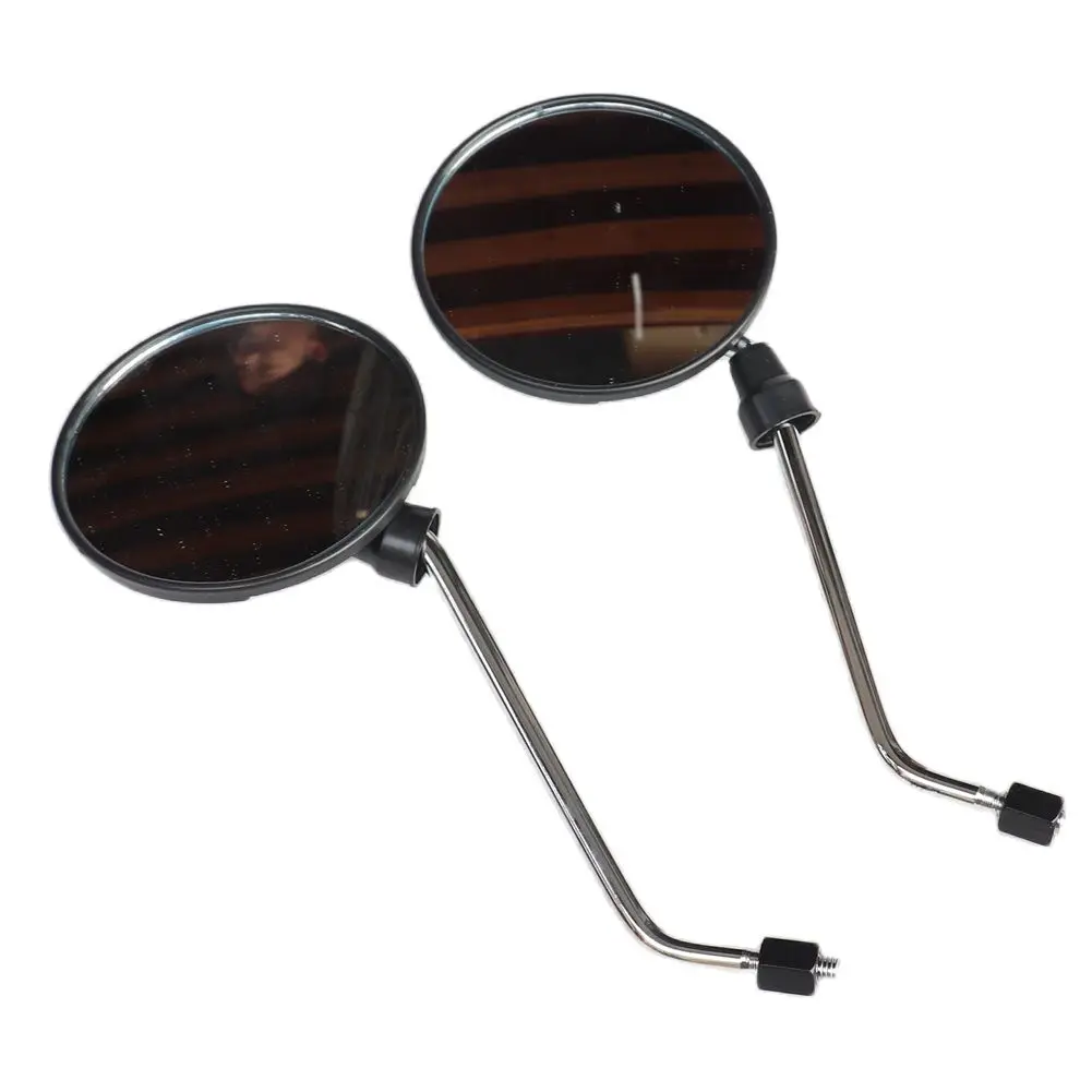 Specchietto Retrovisore Moto Tondo Argento 10Mm Specchietto Retrovisore Moto Rcycle Per Sym Kymco Vespa Moto Rcycle Scooter Accessori Moto
