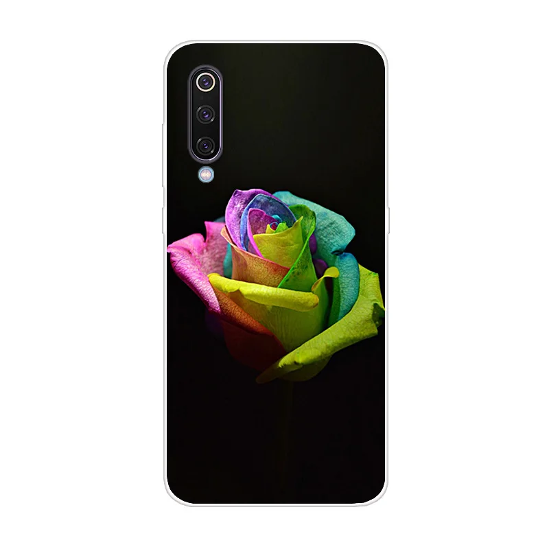 Мультяшный чехол для Xiaomi Mi 9 мягкий из ТПУ силиконовые чехлы с окрашенной задней