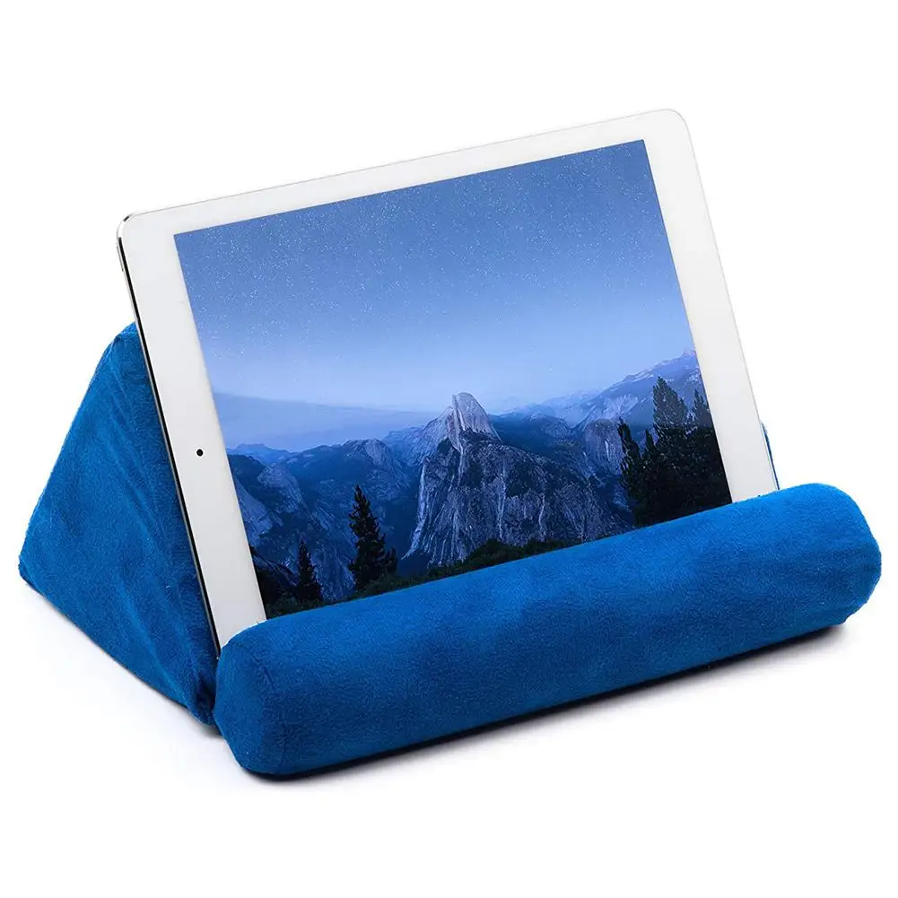 Royal blue Под разными углами мягкая подушка держатель для планшета, телефона Универсальный Lap Подставка для IPad планшета держатель кассеты подушка для мобильных телефонов и планшетов - Цвет: Royal blue