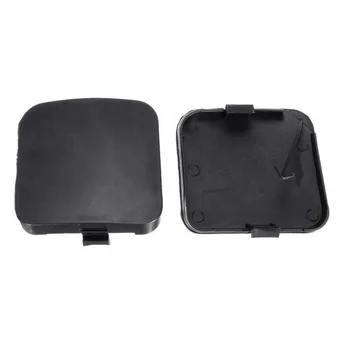 

2pcs Tow Hook Cover Front Bumper Tow Hook Cover Cap Black Left+Right PP