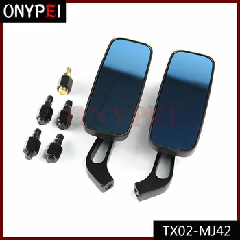 

1 Set Black Mirrors Wing Motorcycle Rearview Mirror For Harley-Davidson Sportster 1200 XL1200N XL1200C Used 10MM Or 8MM