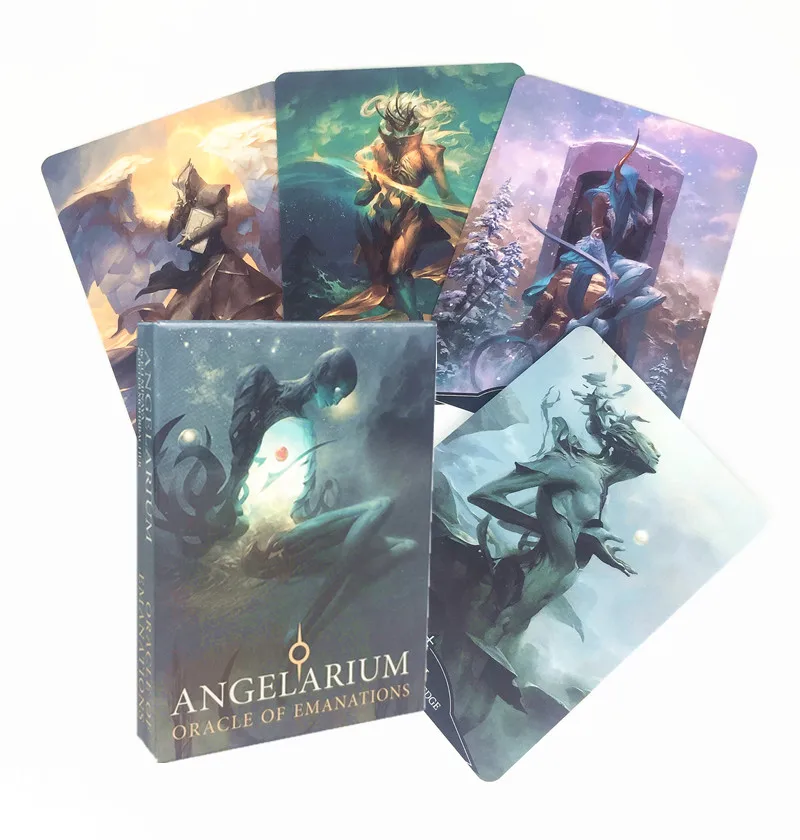 High quality English Version Angelarium Oracle Of Emanations Card Games Family Party Entertainment PDF Table | Спорт и развлечения