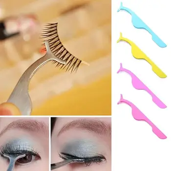 

False Eyelashes Extension Applicator Remover Clip Tweezer Nipper Multifunction Anti-shake Eyelash Curler Assistant Beauty Tools