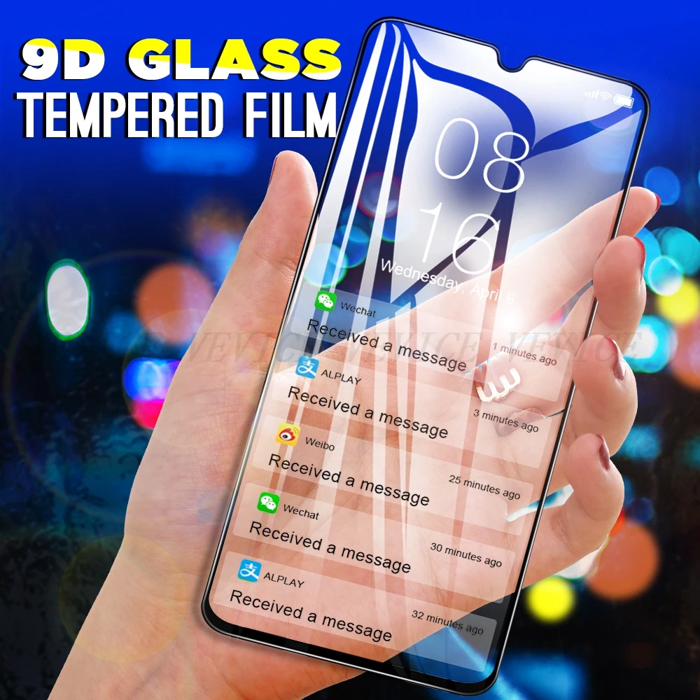 9D поверхность закаленное стекло для samsung Galaxy A7 2018 против царапин протектор экрана