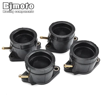 

4PCS Motorcycle Carburetor Adapter Inlet Intake Pipe For Yamaha YZF600R YZF 600R Thundercat 1995-2007 4JH-13586-02 4JH-13596-02