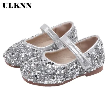 

ULKNN Baby Girls Princess Sequins Shoes Infant Kids Baby Cute Toddler shoes Children footwear with good quality 2020 New Brand