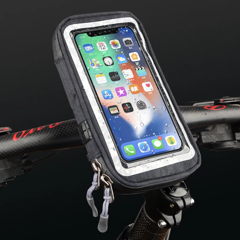 Водонепроницаемый чехол для телефона на руль велосипеда мотоцикла