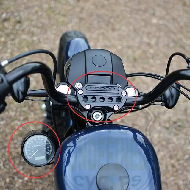 ハーレーダビットソン XL1200X 純正メーターブラケットメーターケース