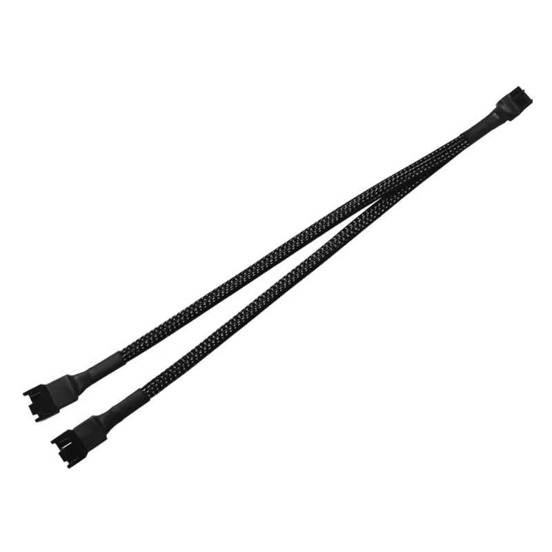 Pwm fan splitter 4pin cabo adaptador 1
