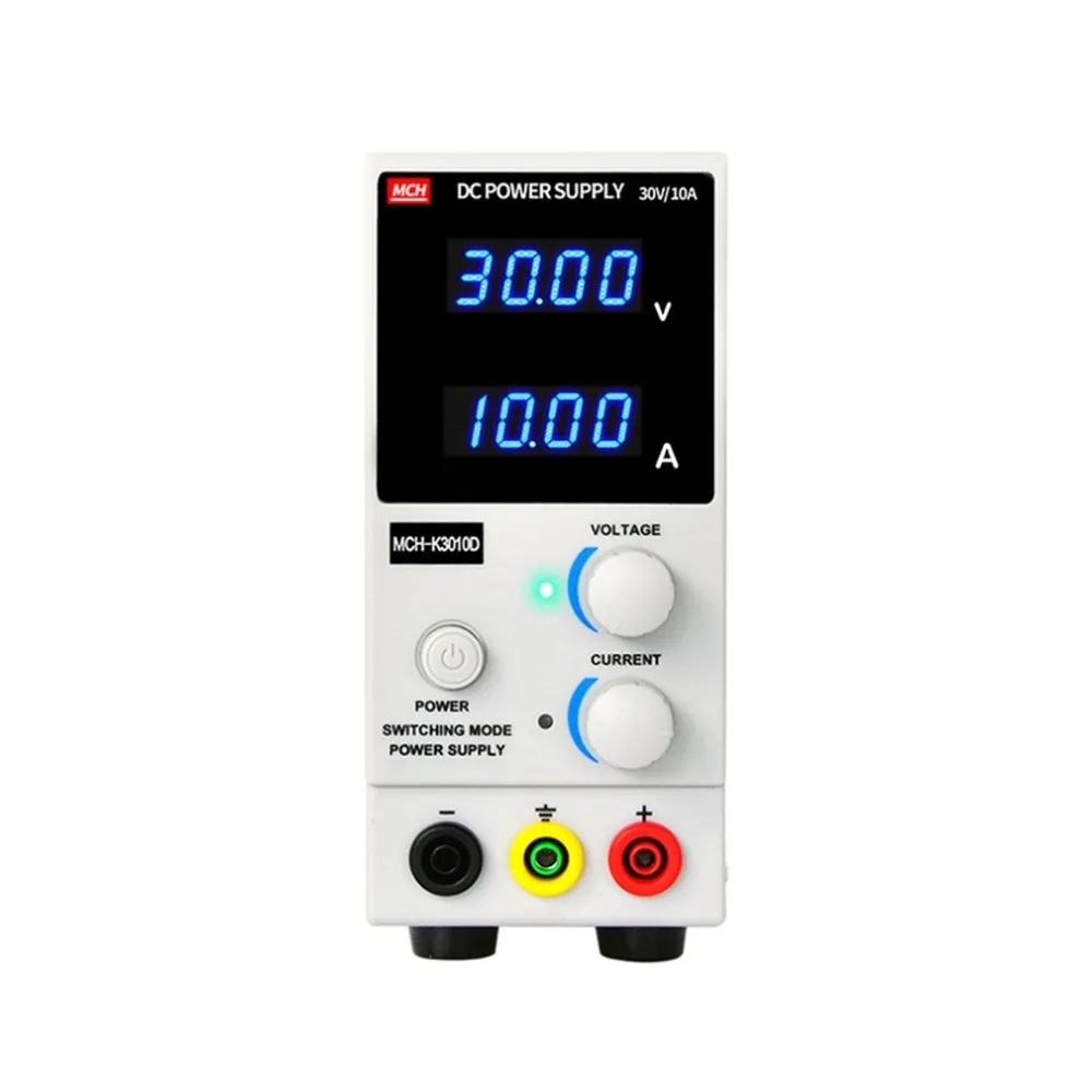 30 V/10A цифровой мини DC Питание вольтметр Дисплей Регулируемый коммутации для мобильного телефона PC Тетрадь техническое обслуживание