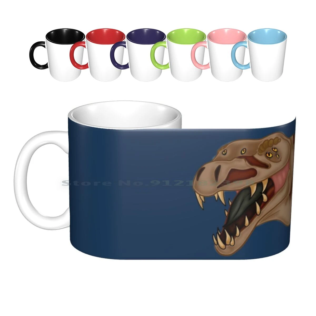 Scp 682 tazze in ceramica tazze da caffè tazza da tè al latte Scp Scp682  Scp 682 Dinosaur Cool Scp 682 Whale Crocodile Horror spaventoso Acp 86| | -  AliExpress