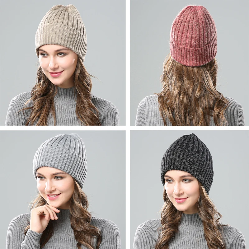 

Women's Hats Winter Warm Wool Beret Beanie Hats French Style Casual Warm Fashion Caps for Autumn Winter