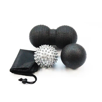 

Health Peanut Massage Ball Spike Hand Fitness Ball Yoga Myofascial Release Gym Sport Body Massager Roller