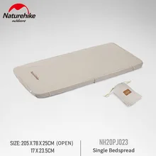  Naturehike New Outdoor Camping Sleeping Bed Cover Breathable Cotton Bedspread For Inflatable Air Mat Or Sleeping Pad Avoid Dirty 