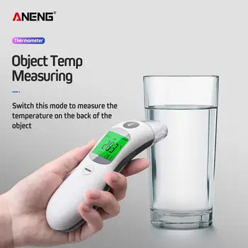 

DishyKooker ANENG 202 Digital Thermometer for Baby Adult Non-Contact Infrared Baby Forehead Ear LCD Electric Thermometer