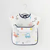 Cute Cartoon Baby Bibs Waterproof Infant Eating Children Drawing Sleeveless Baby Bandana Bibs Soft Baby Bib Meal Burp Eva Cloths 2